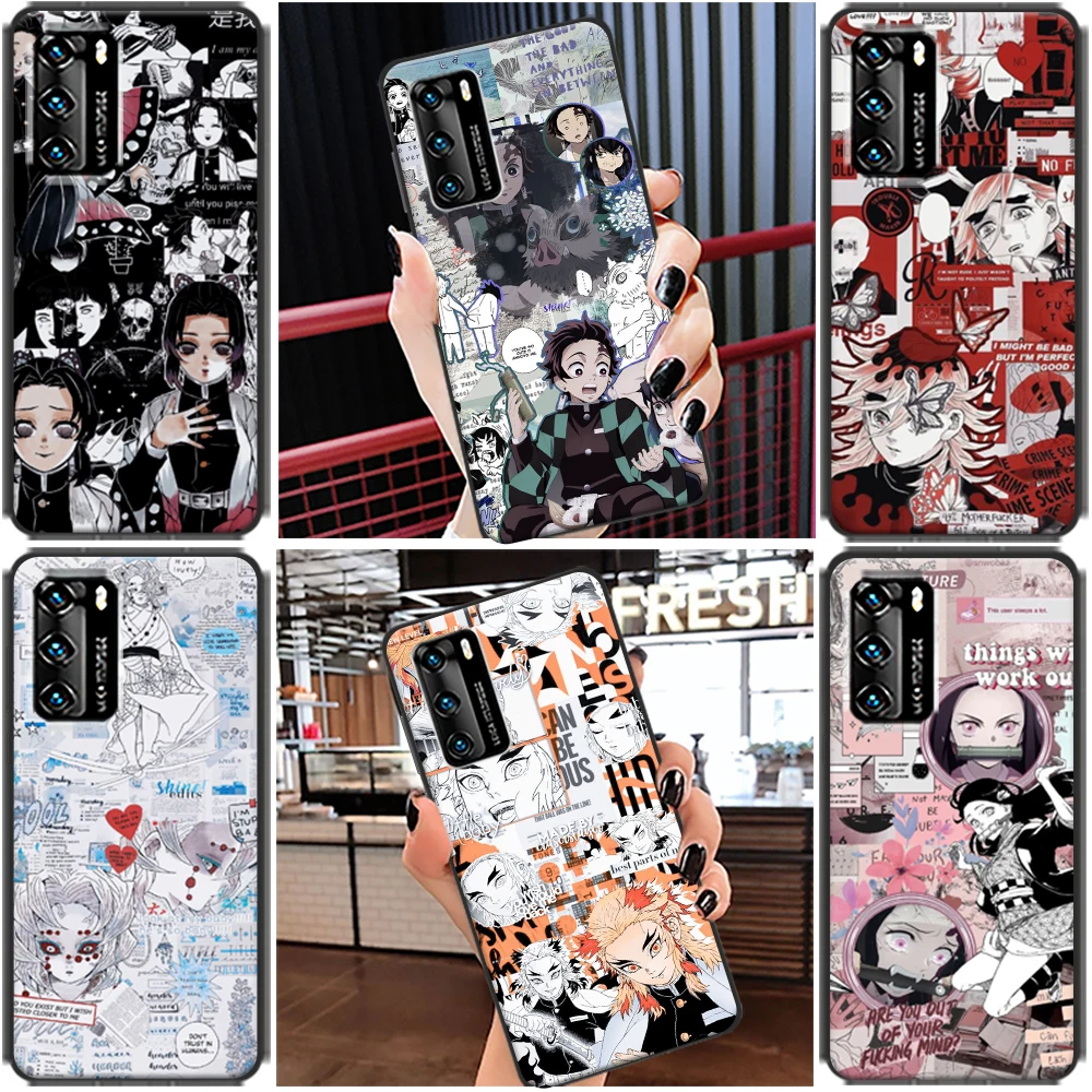 

Phone Case For Huawei P30 P20 P40 Lite Pro Plus P Smart Z 2021 2019 Coque Soft TPU Funda Carcasa Cases