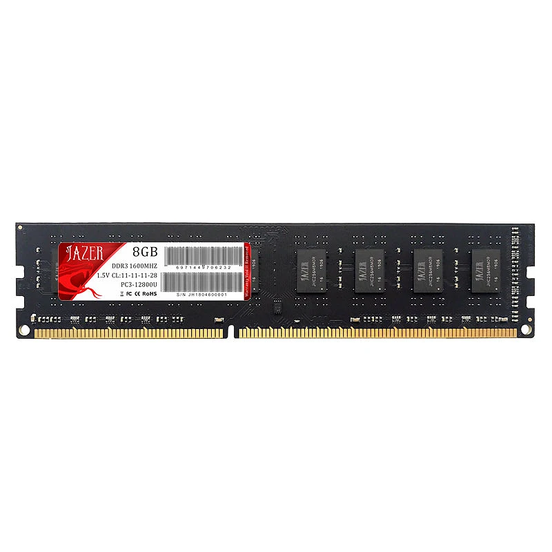 JUHOR PC память DDR3 8GB 1600MHz 1 5 V 240 Pin компьютер настольный модуль памяти Ram карта