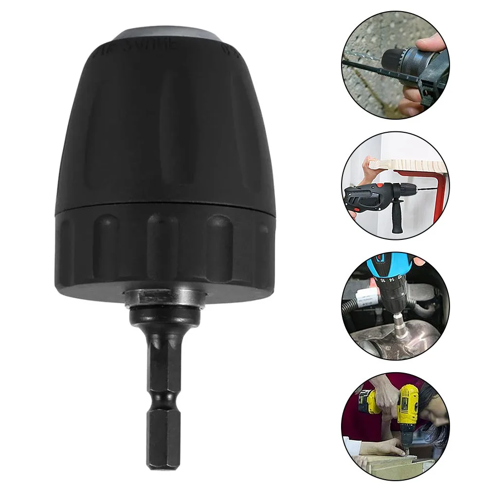 

Tool Chuck With 1/4\\\\\\\\\\\\\\\" Hex Chuck Adapter 0.8-10mm 3/8\\\\\\\\\\\\\\\"-24UNF Conversion