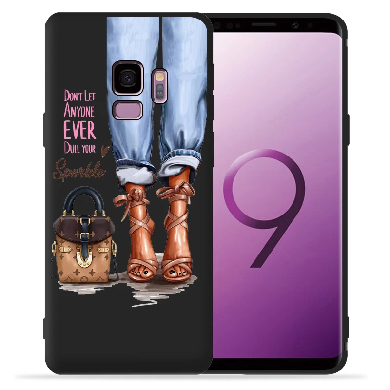 Модный чехол для телефона с рождественской елкой для девочек samsung Galaxy S9 S8 S10 Plus S7 S6 Edge S10 Lite Note9 8 10 Pro, чехол Etui - Цвет: 07