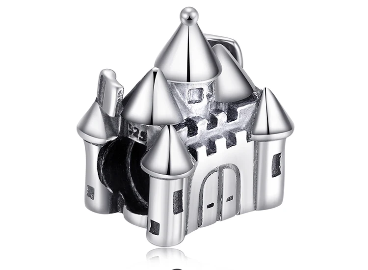 Jewelrypalace 925 пробы серебро сказочный замок бисер Подвески Fit Браслеты подарки для Для женщин Юбилей подарок Модные украшения