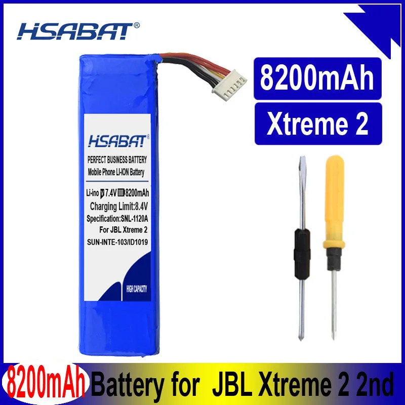 HSABAT SUN-INTE-103 2INR19/66-2 ID1019 8200 мА/ч, Батарея для JBL FLIP 2 2nd плеер JBLXTREME2BLKAM JBLXTREME2BLUAM батареи