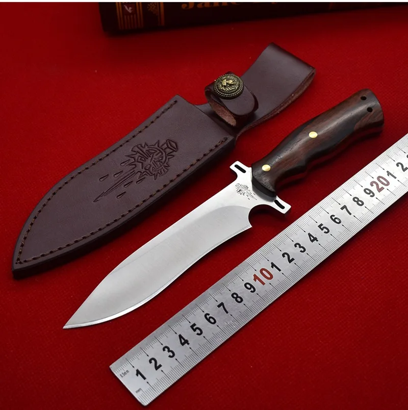 D2 стальной прямой нож походный спасательный тактический для кемпинга