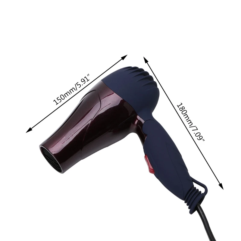 

GW555 Foldable Hair Blow Dryer Low Noise Household Blower 220V EU Plug