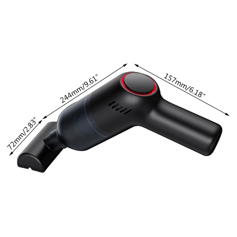 

B2RC USB Rechargeable Cordless Vacuum Cleaner for Cleaning Dust Car Home Office