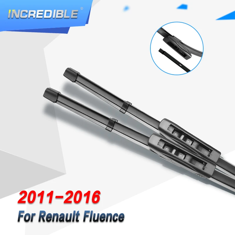 

INCREDIBLE Wiper Blades for Renault Fluence 24"&16" Fit Bayonet Arms 2011 2012 2013 2014 2015 2016