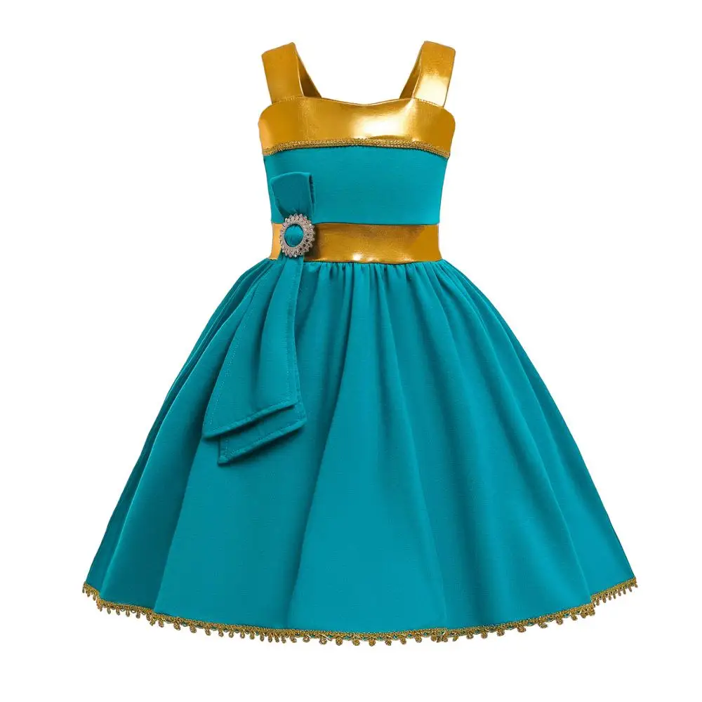 Нарядная одежда для маленьких девочек Белоснежка платье принцессы Белл Жасмин