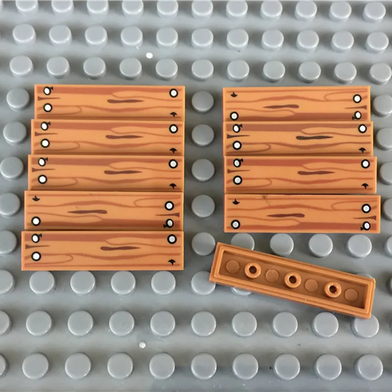 

165pcs Small Particle Building Block Accessories 1x4 Smooth Wood Board Kid Early Childhood Educational Toys Children'S Toy