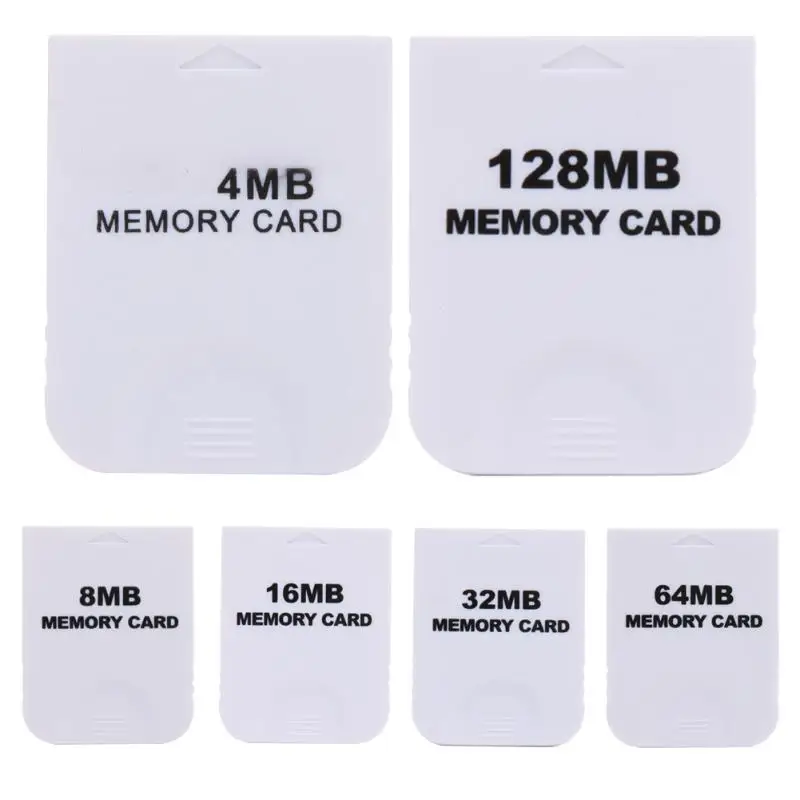 

Practical Memory Card for Nintendo Wii Gamecube GC Game White NEW The Memory Card For Wii Console Easy to use