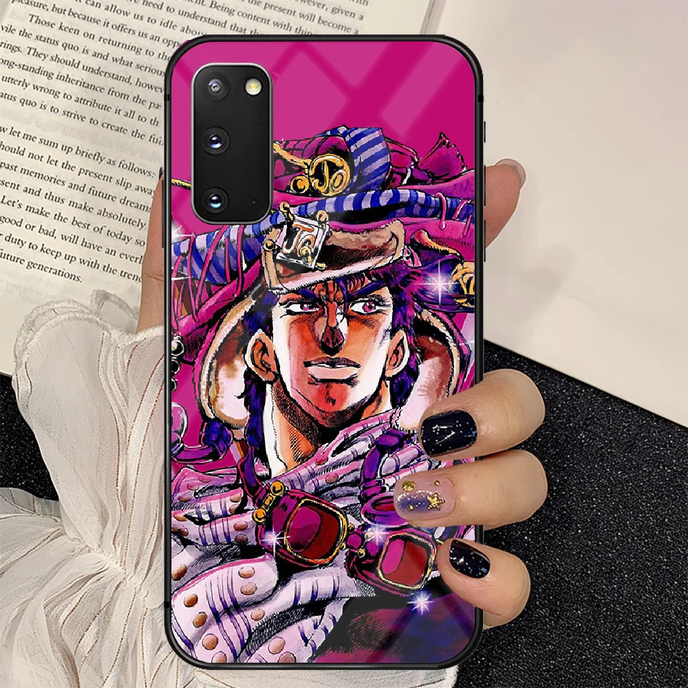 

JoJo Adventure Anime Phone Tempered Glass Case Cover for Samsung Galaxy A M 12 20 21 30 31 40 50 51 52 70 71 72 E S Luxury