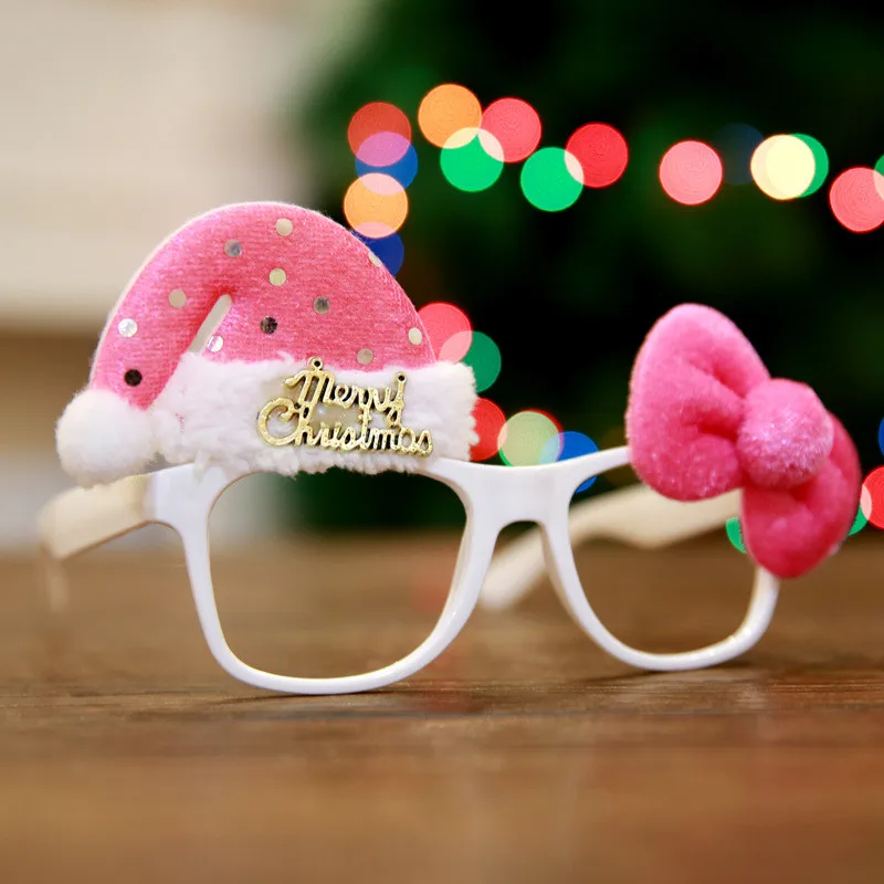 Рождественские очки подарок для вечеринки реквизит в виде Санта Клауса