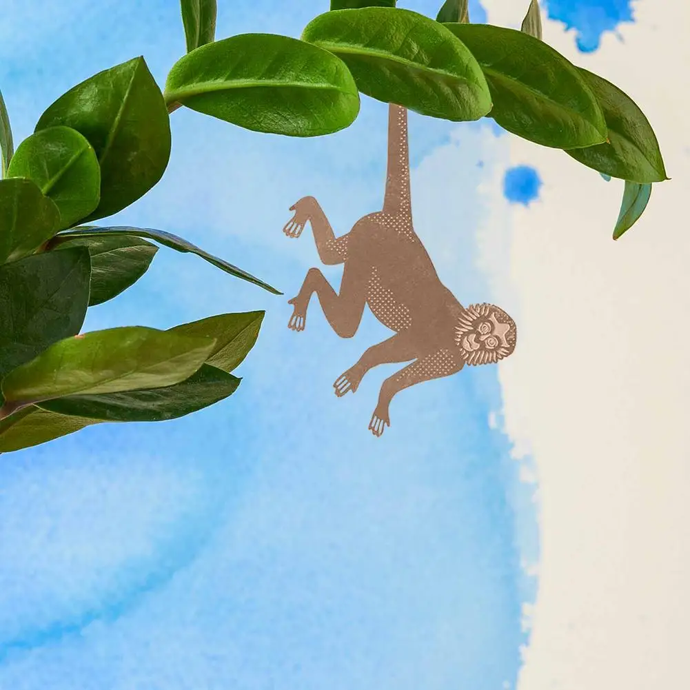Plant-Animals Metal Hangers Realistic Animals Shape Decorative-hangers Pendant DIY Ornaments For Plant Stem House Decoration 4 S | Дом и сад