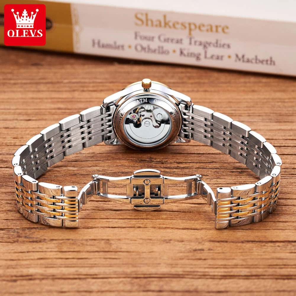 

video! Green classic style steel bracelet casual Fashion Woman gift mechanical watches