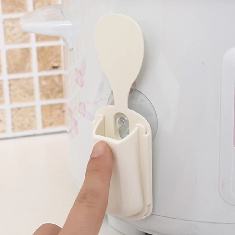 Домашняя стойка для хранения ложки может сосать риса Плита горшок настенная