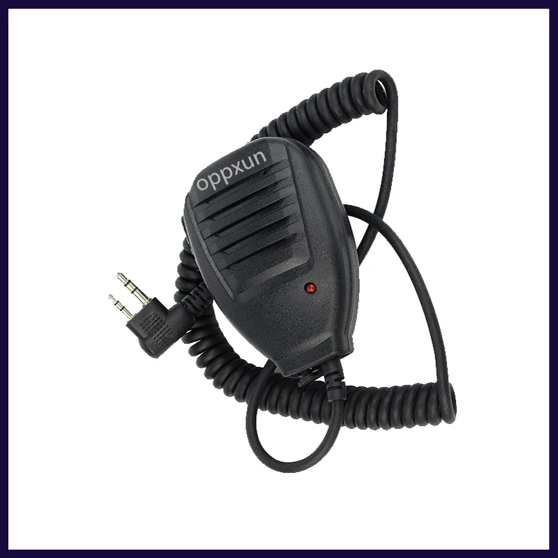 

OPPXUN 2 PIN Handheld Speaker Mic for Motorola GP68/300/88/88S HYT TC500/600/700 Ham Radio Walkie Talkie Motorola Speaker yaesu