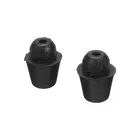 Универсальные амортизаторы для автомобильных дверей, 2 шт., резиновый чехол с амортизирующей прокладкой