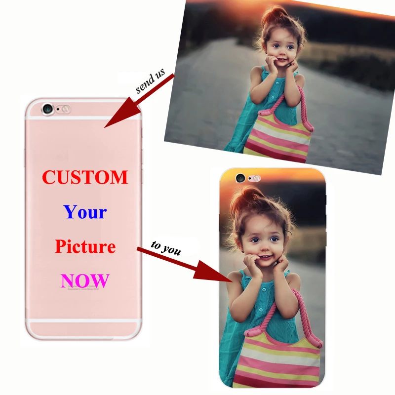 

Unique Personalized Customized DIY Printing Soft Transparent Cover Case For iPhone 6 13 7 8 11 12 Pro Plus X XR XS Max 5 SE Mini