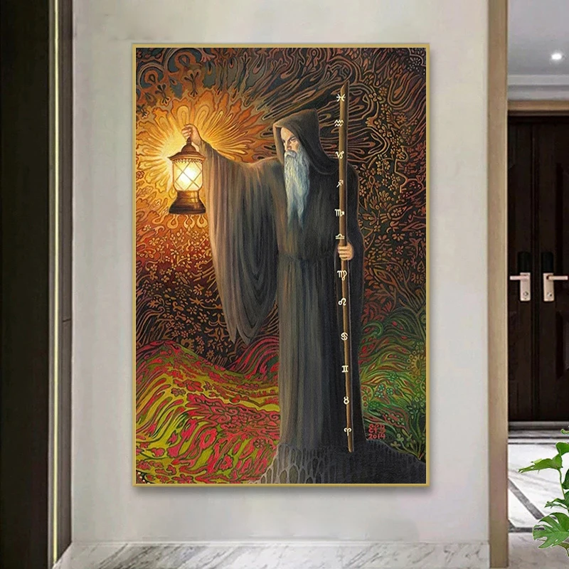 Картина Hermit Tarot рождественские подарки Иисуса плакаты и принты на холсте картина