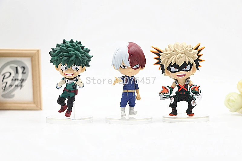 5 шт./лот фигурка аниме Моя геройская Академия мидория изюку экшн-фигурка Bakugou Katsuki