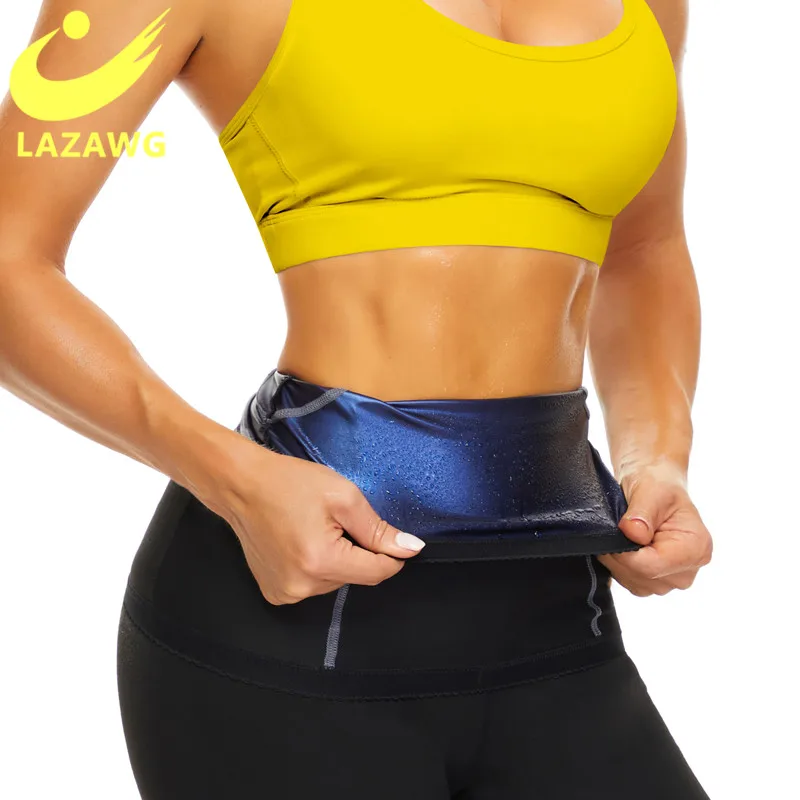 

LAZAWG Waist Trainer Sweat Belt Women Sauna Strap Sports Waste Trainers Body Shaper Corset Slimming Shapewear Wrap Waist Cincher