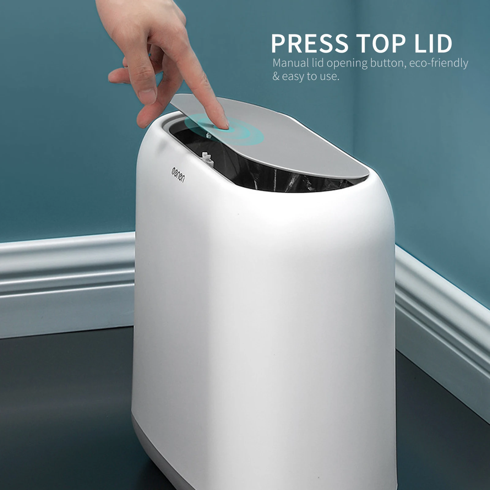 Корзина для мусора с системой контроля запаха корзина верхней крышкой офиса