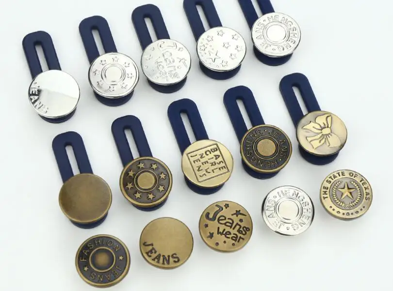 5 шт./лот регулируемые разборные выдвижные джинсы удлинитель талии металлические