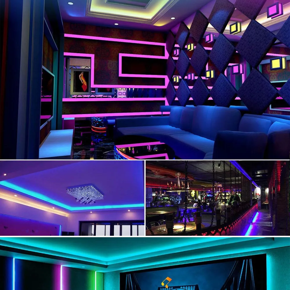 

Phone App Control LED Strip RGB 5050 2835 DC 12V LED Light Tape Diode Music Smart Color Changing 20M 15M 10M 5M Flexible Ribbon