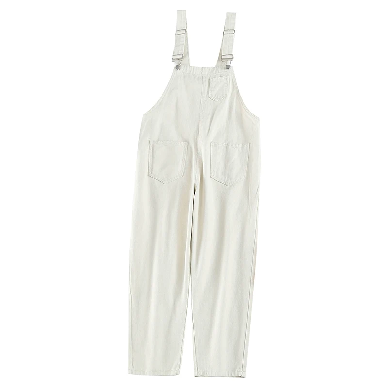

Web Celebrity Overalls Women's Korean-Style Loose Cute Anti-Aging 2021 Summer New Ins High Waist Slimming Denim Pants