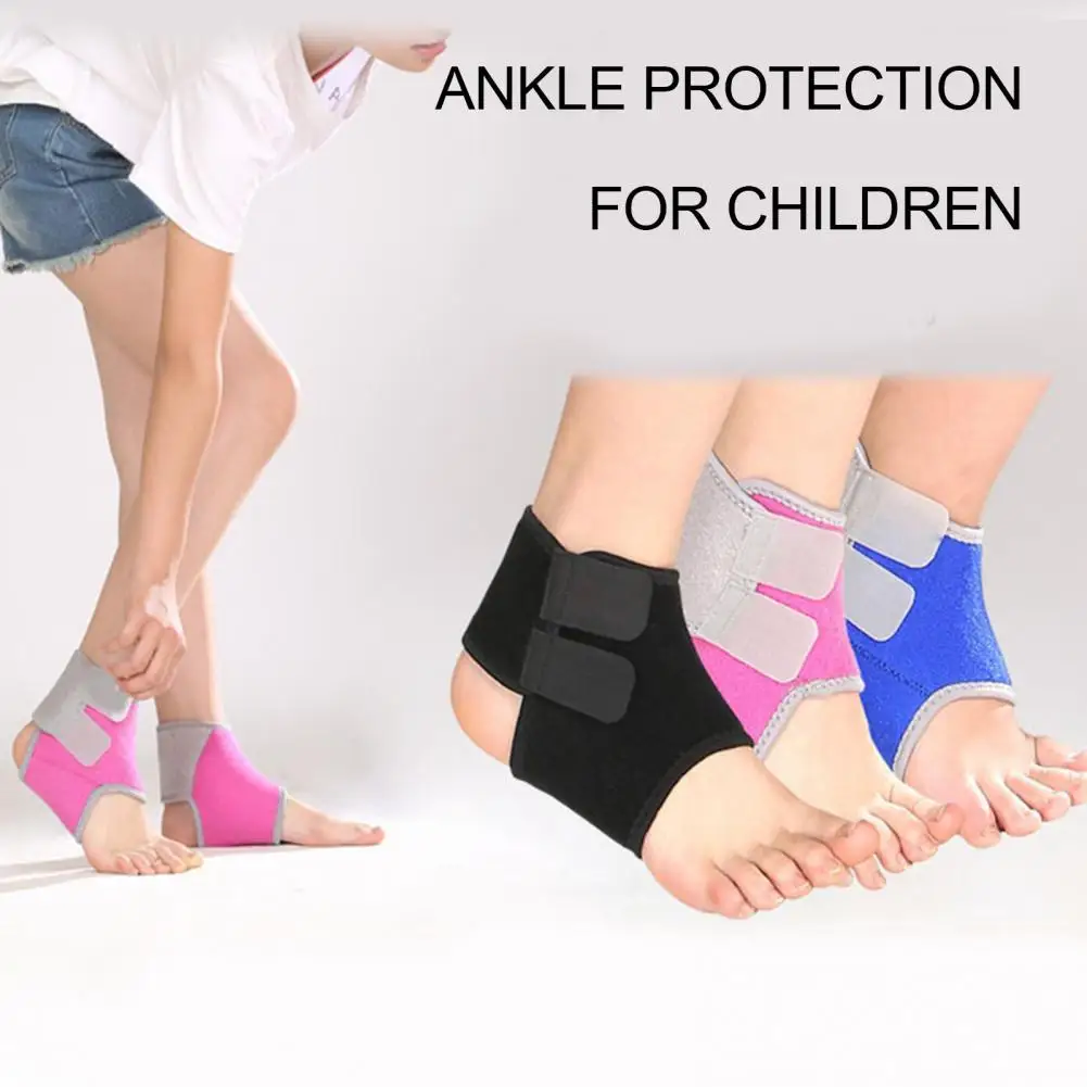 

2Pcs Outdoor Basketball Children Kids Ankle Guard Against Sprain OK Cloth Supports Sport Safety Breathable Braces Protectors