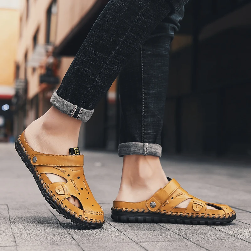

Gladiator Sandals For Men Luxury Sandals Men In Men's Shoes Slippers Summer Rubber Roman Mens Sandalias De Cuero Para Hombre