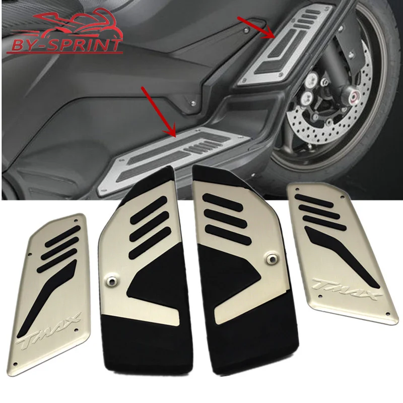 Подножки для мотоциклов YAMAHA TMAX530 tmax 530 TMAX 560 tmax560 2017 2020 18 19 CNC + резиновые подножки