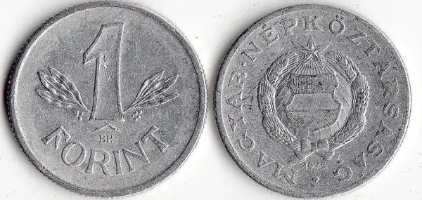 Венгрия монеты 1 шина европейская новая Оригинальная монета памятная версия 100%