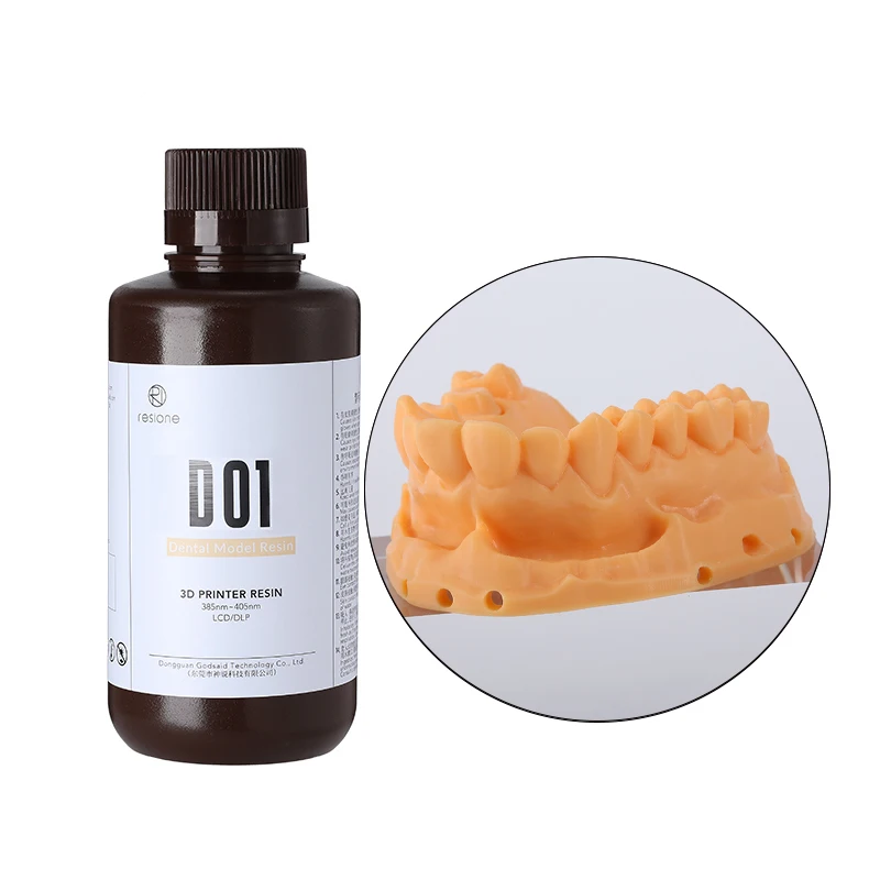 Fundição para Elegoo Resina Dental Impressora Anycúbico Lcd Dlp Sla Líquido Fotopolímero D01 3d