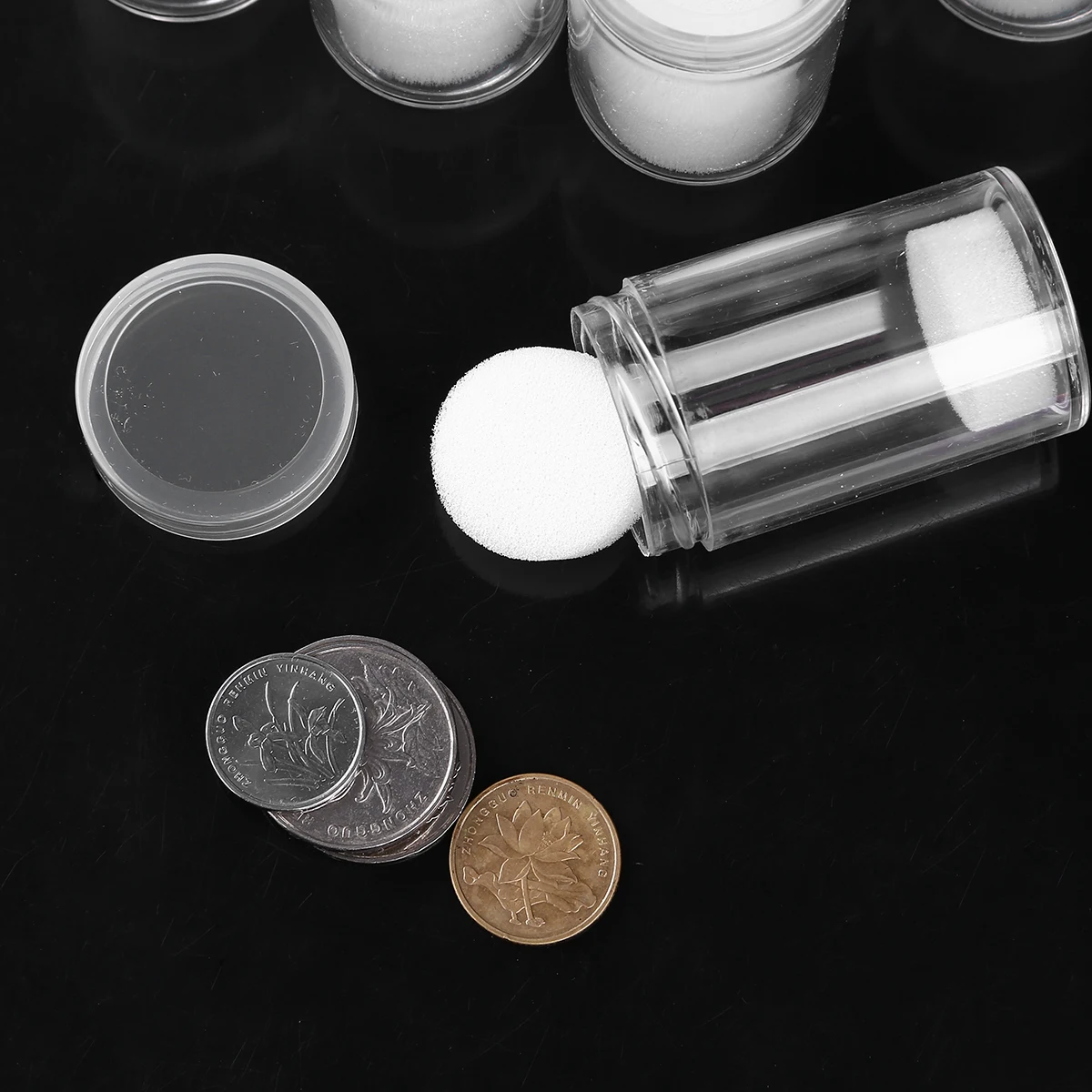 

27mm/30mm Plastic Coin Storage Tube Box Holders Case Organizer for Coin Collection Supplies Coin Holder Storage Boxes Jars