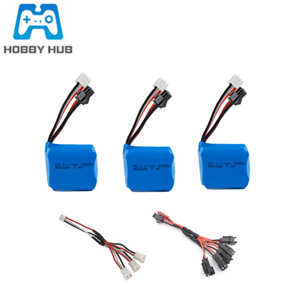7 4 в 800 мА/ч 18350 батарея для H100 H102 JJRC S1 S2 S3 S4 S5 высокоскоростная радиоуправляемая