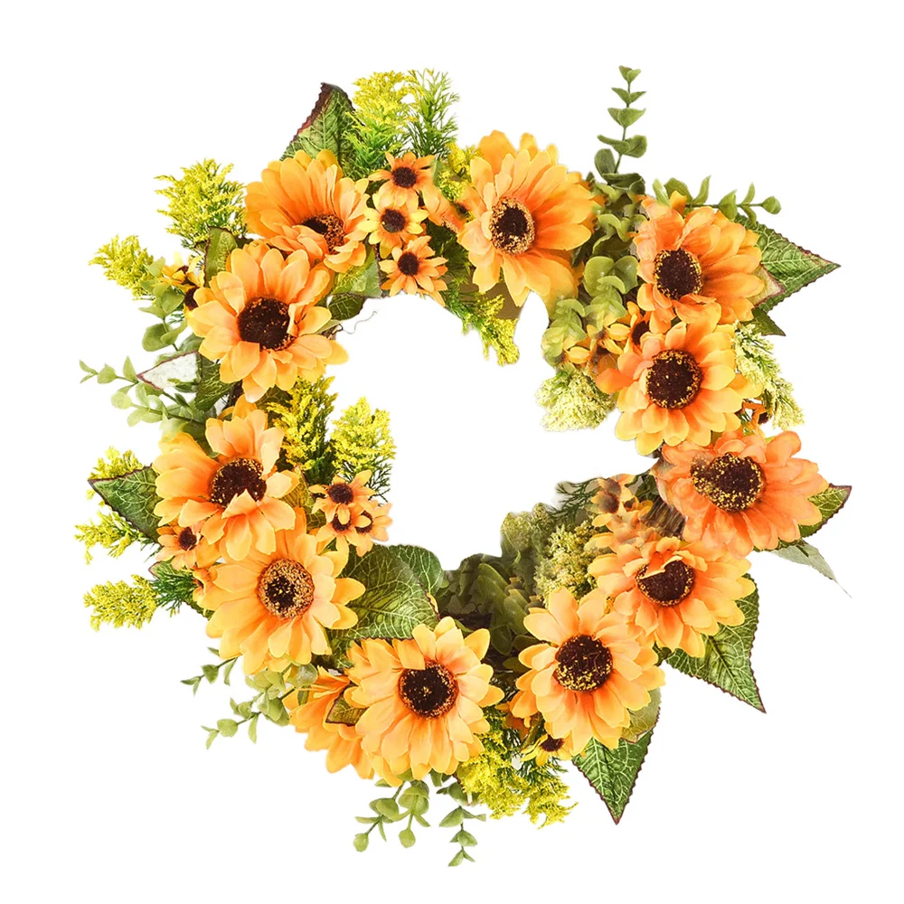 1 шт. имитация гирлянда &quotПодсолнух&quot Декор Искусственный венок из подсолнухов