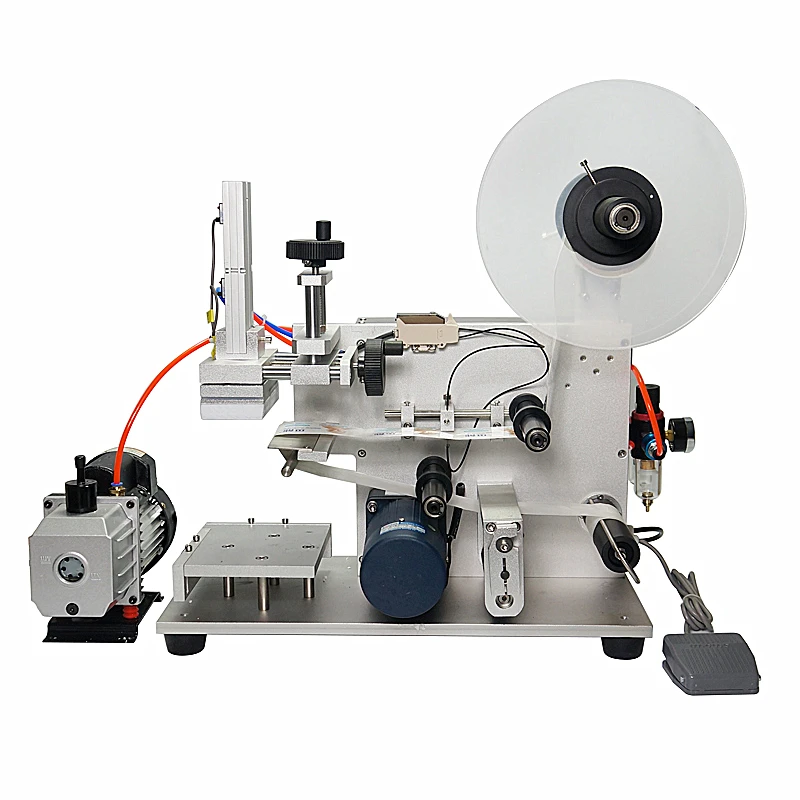 Полуавтоматическая пневматическая плоская этикетировочная машина устройство