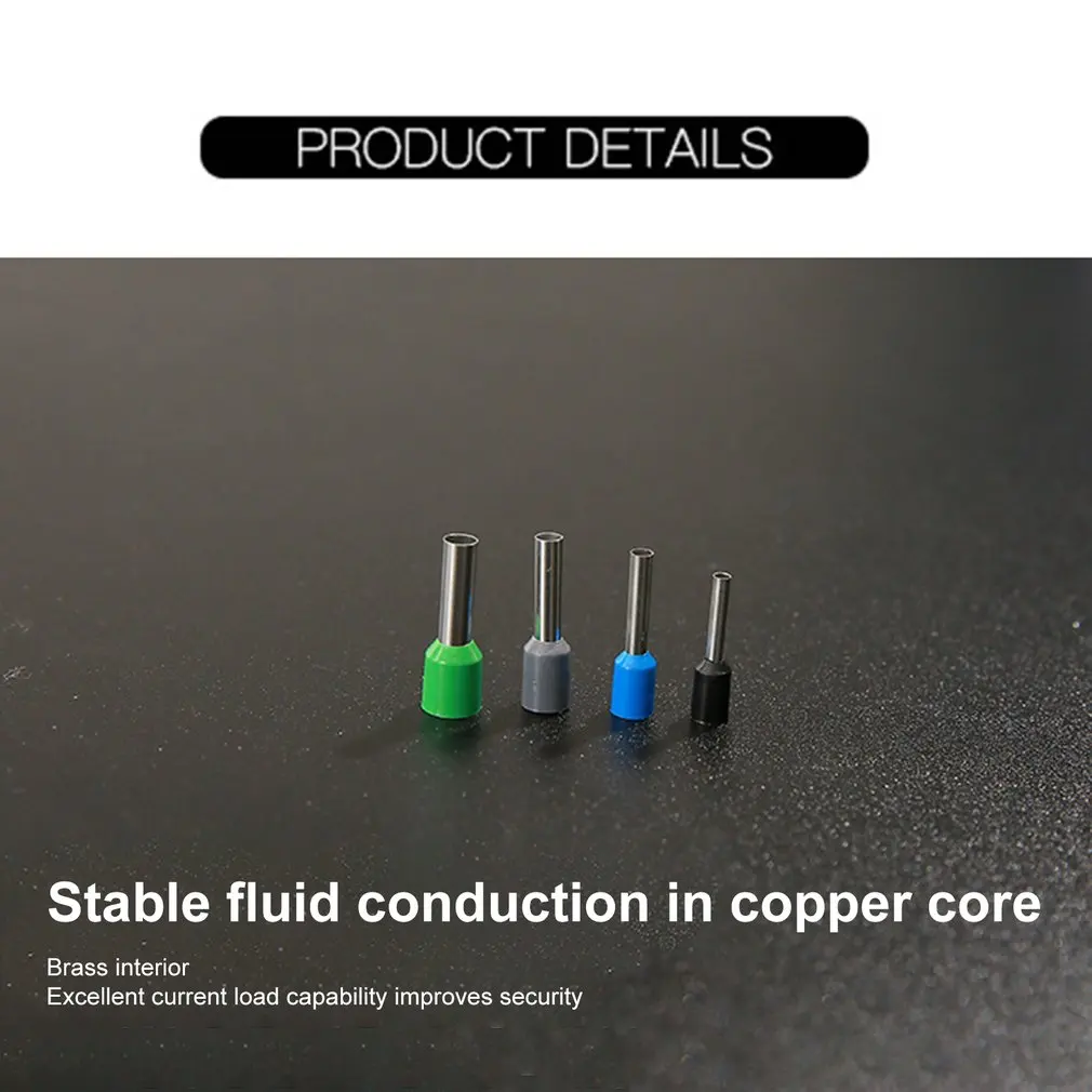 800PCS Terminals Kits Assorted VE Tubular Terminals Insulated Crimp Cable Connector Terminals Electrical Crimp Terminator