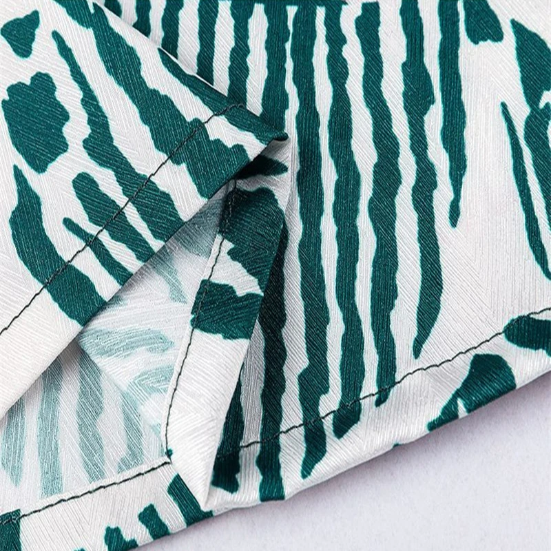 

Mom Classy outfits summer two piece Fashion O-Neck Print Patchwork short sleeves +Mid-Calf Wide Leg Pants Casual plus size sets