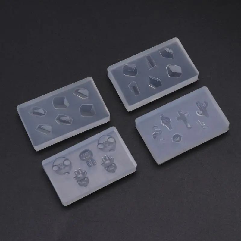 

Flower Gemstone Bowtie Bear Resin Mold Epoxy Resin Casting Mold Nail Art Craft