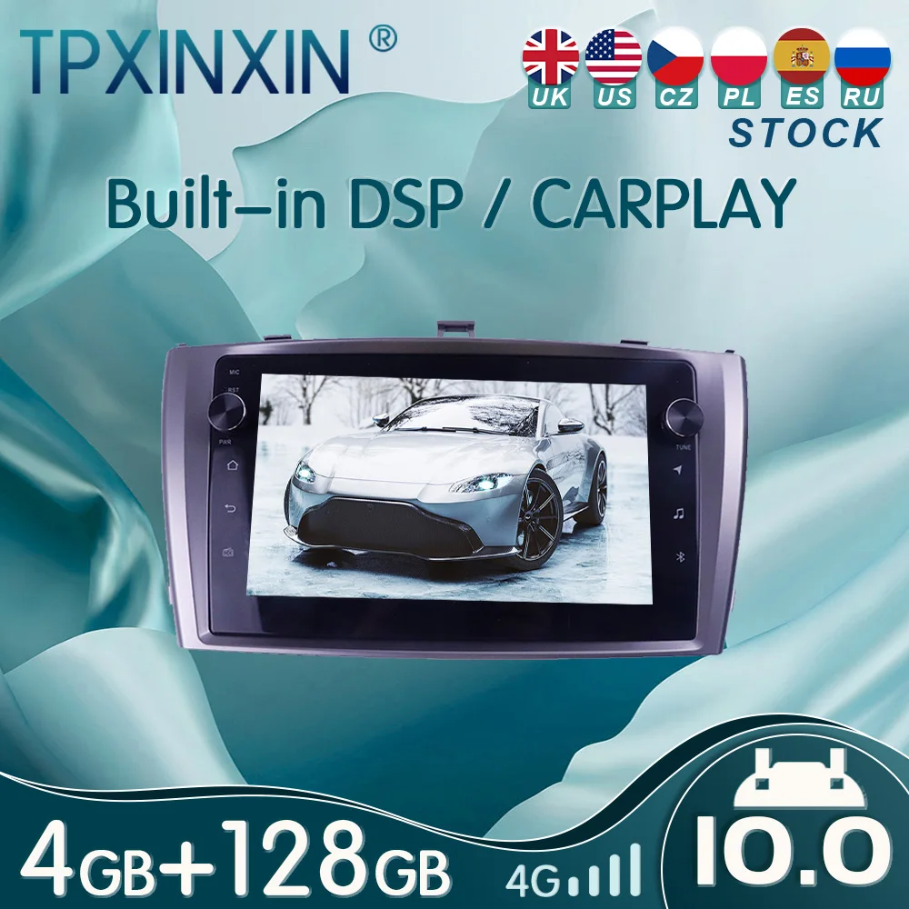 

10.0 PX6 For Toyota Avensis 2009 - 2015 Android Car Stereo Car Radio with Screen Radio Player Car GPS Navigation Head Unit