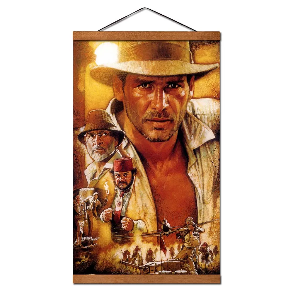 Плакат из фильма Индиана Джонс и последний крестовый постер висячий свиток на