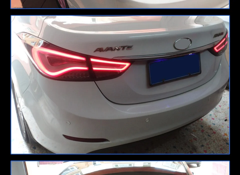AKD автомобильный Стайлинг задний фонарь для hyundai Elantra задний светильник s Avante светодиодный задний светильник светодиодный сигнальный светодиодный DRL Стоп задний фонарь аксессуары