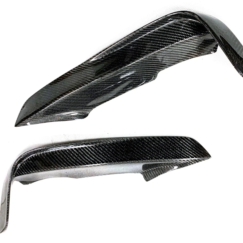 

2Pcs Car Carbon Fiber Style M Sport Front Bumper Distributor Side Splitters for -BMW F30 F31 M Sport 2012 - 2018