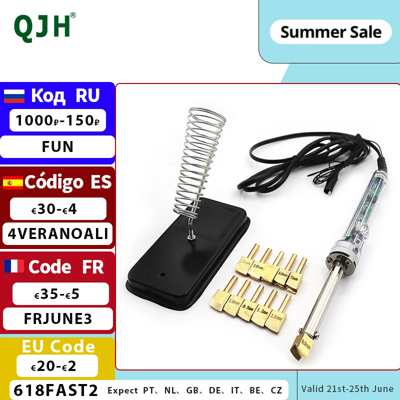 Электрический латунный паяльник для кожи наконечник паяльника сгорания краев