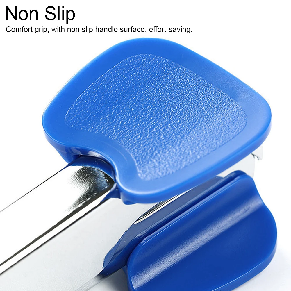 

2pcs Steel Jaw Home Extractor Staple Remover Durable Random Color Non Slip School Office Business Lightweight Nail Puller