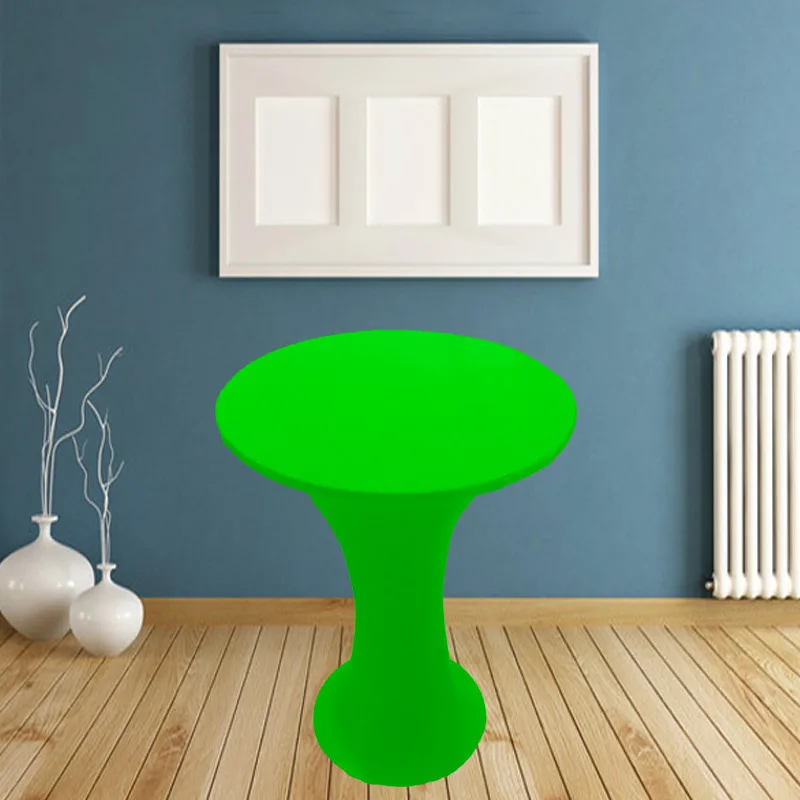 1 шт. эластичная круглая скатерть из спандекса экологически чистый чехол для