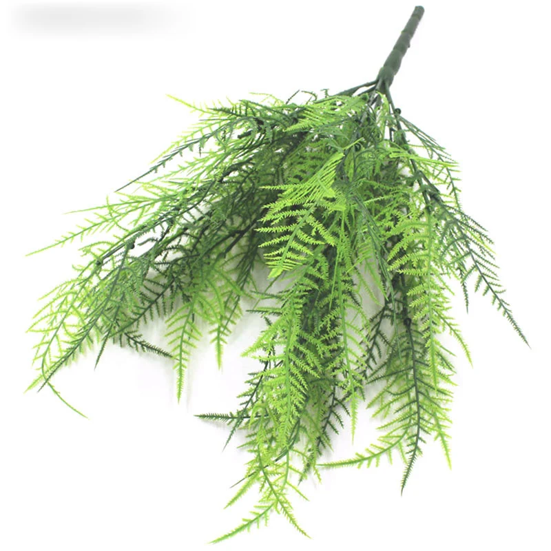 

Artificial Plants Simulation Green Grass Fake Plant Decorate Flower For Wedding Home Garden Plastic Plant Artificial Green Grass