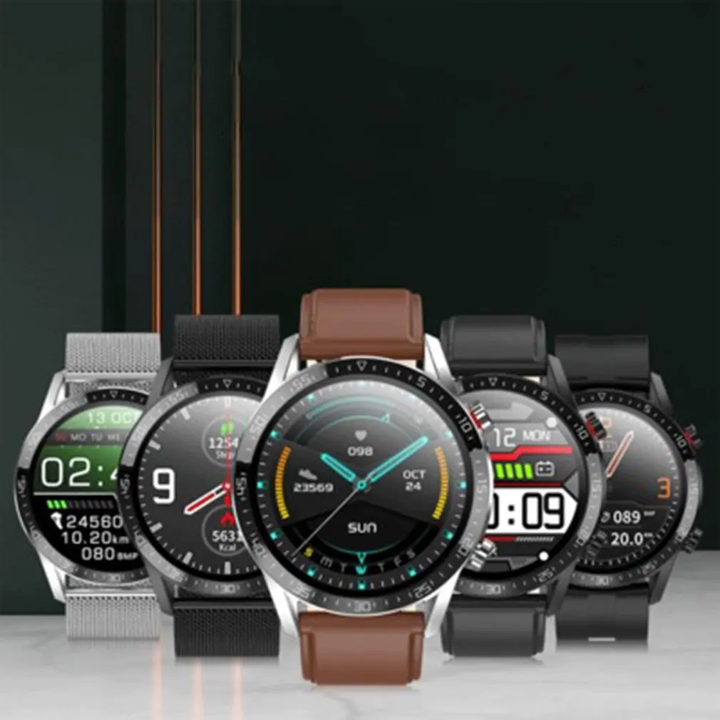 

L13 Men's Touch Screen Smart Watch Bluetooth Call Heart Rate Blood Pressure Detection Fitness Watch For Android iOS