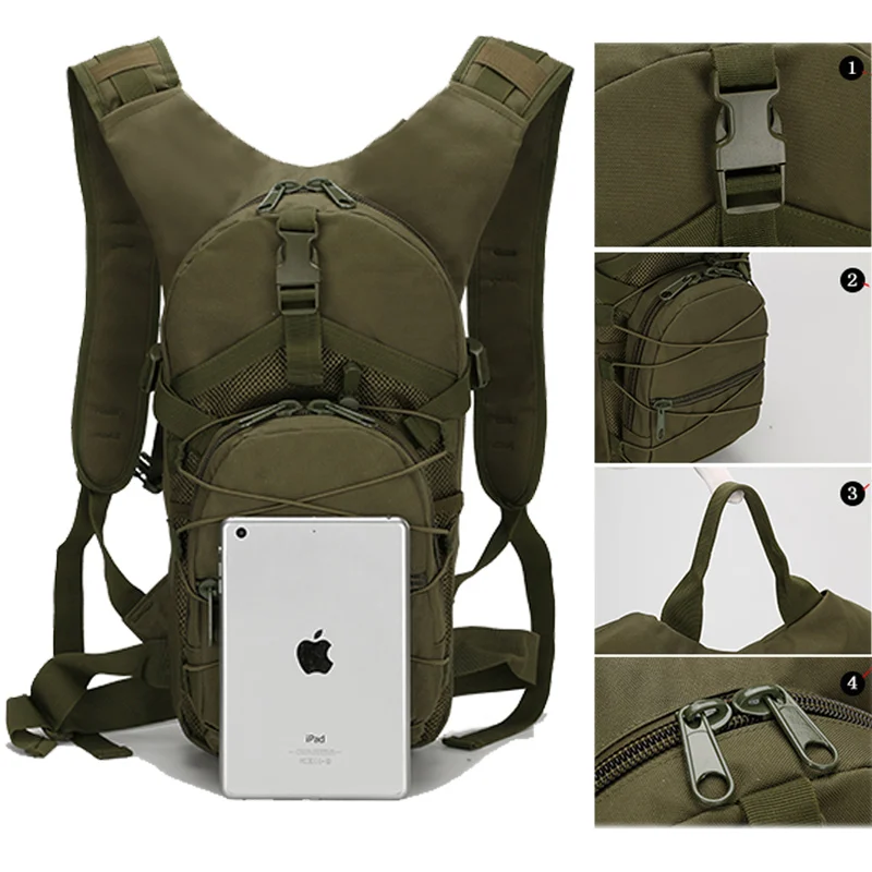 Водонепроницаемый тактический рюкзак военный походный 800D из ткани Оксфорд с